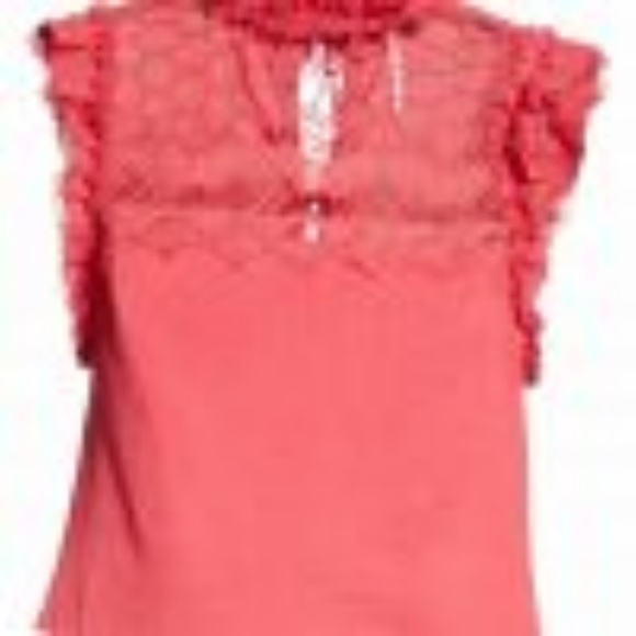 Free People simply smile Crochet top.  Sz M - Picture 3 of 7